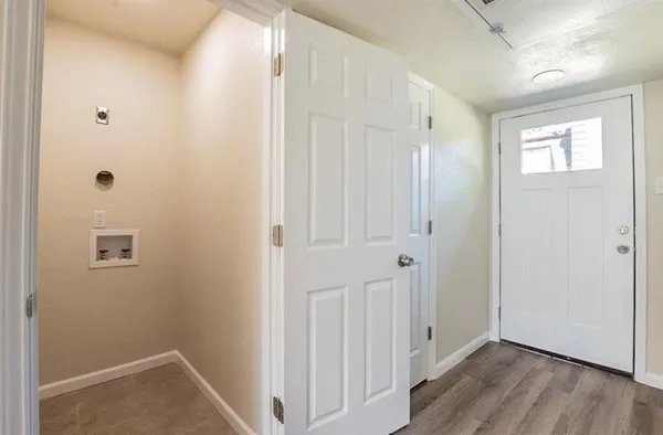 a view of an empty room