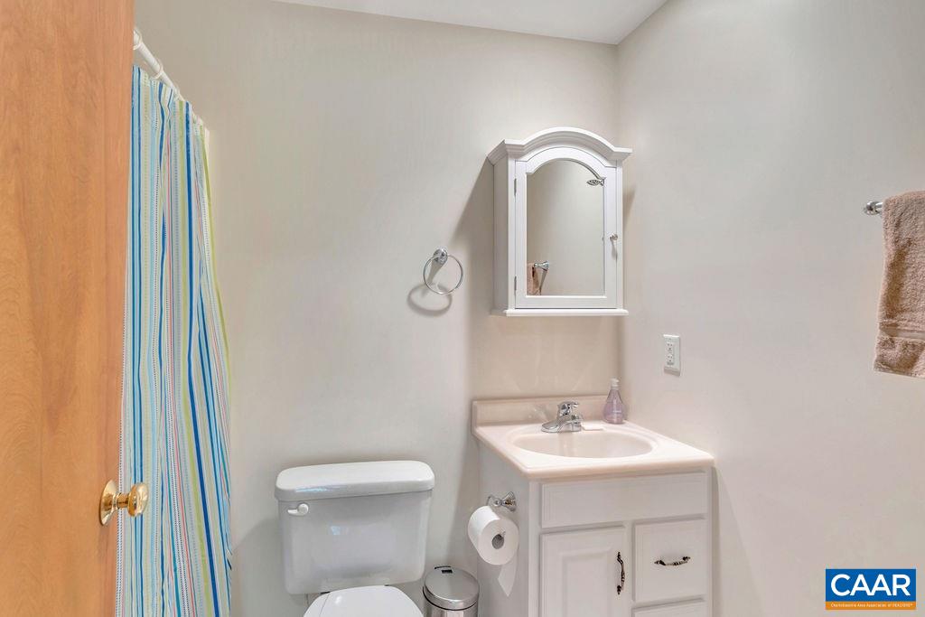 5363 Windy Ridge Road Charlottesville, VA 22903 - Photo 33 of 49 a bathroom with a sink a toilet and a mirror