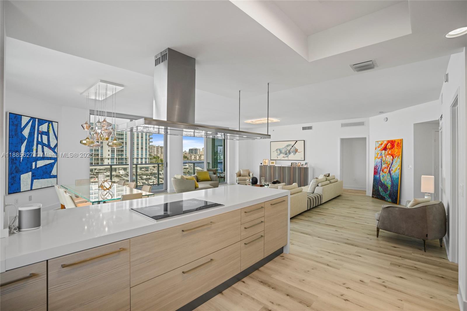 17111 Biscayne Boulevard, Unit 401 North Miami Beach, FL 33160 - Photo 14 of 66 a view of living room with furniture and flat screen tv