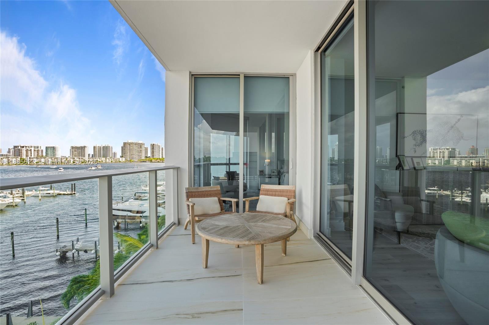 17111 Biscayne Boulevard, Unit 401 North Miami Beach, FL 33160 - Photo 46 of 66 a view of a balcony with chairs