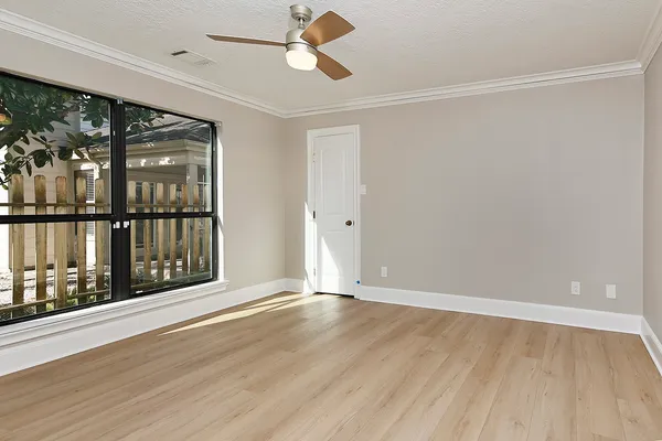 a view of a house with a patio