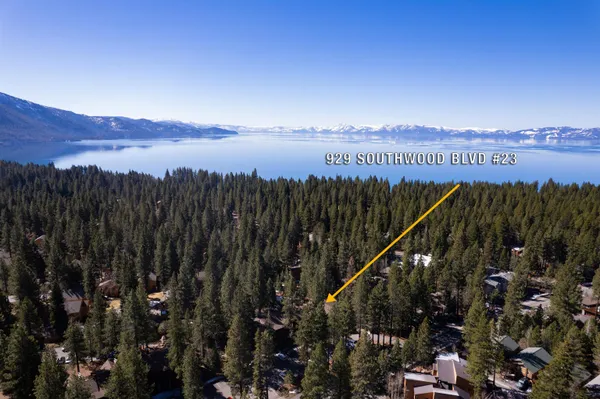 a view of a city and a mountain view