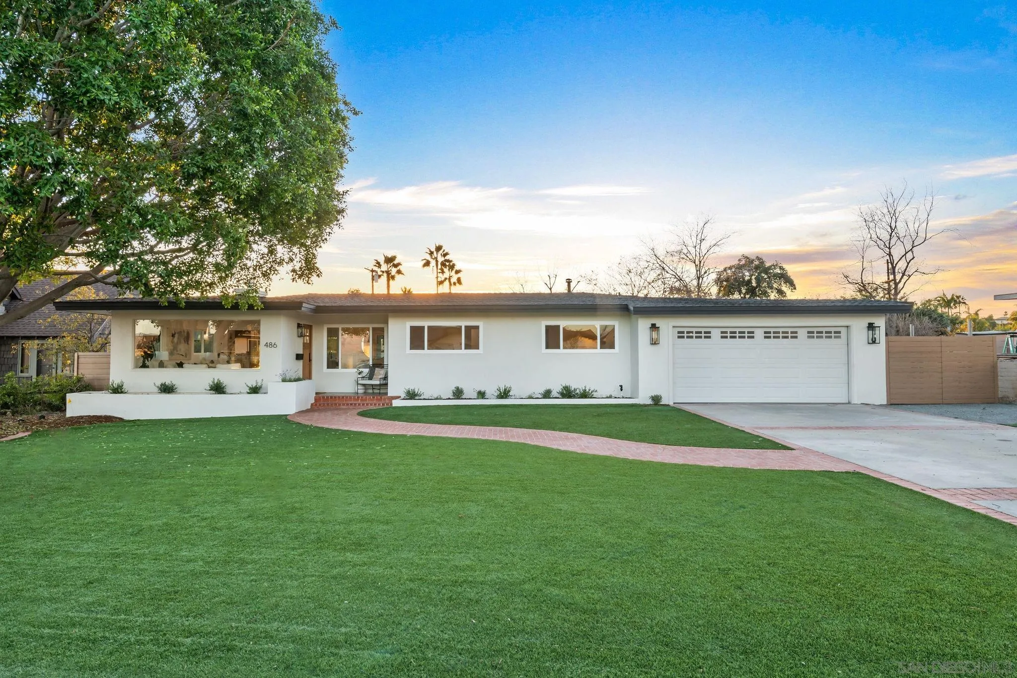 486 Murray Drive El Cajon, CA 92020 - Photo 2 of 22 a front view of house with yard and seating area