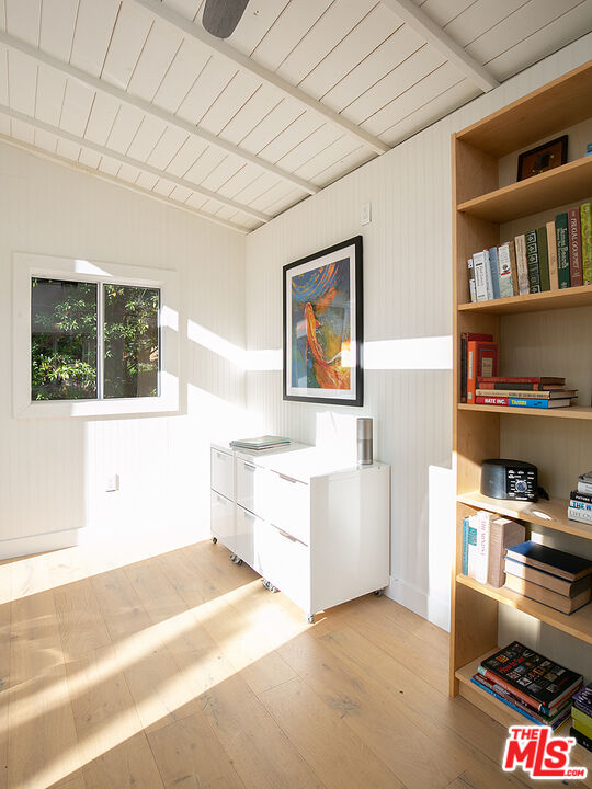 2386 Allen Avenue Altadena, CA 91001 - Photo 38 of 41 a living room with furniture and a book shelf