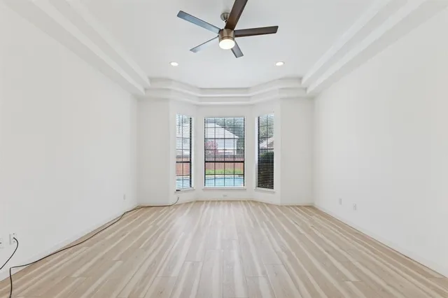 wooden floor in a room