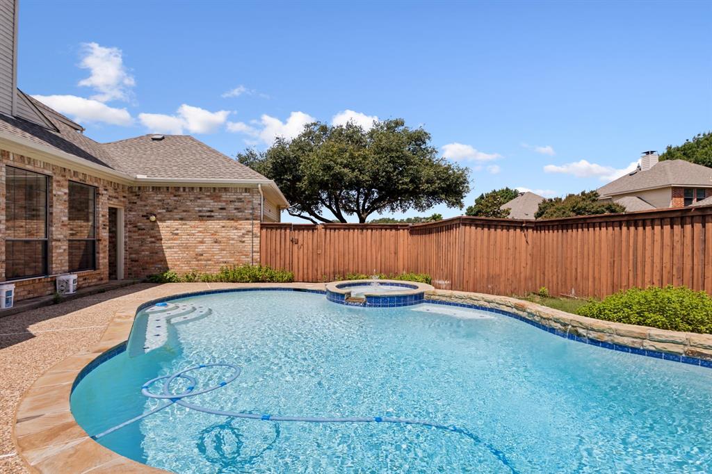 2685 Carnation Drive Richardson, TX 75082 - Photo 38 of 40 a backyard of a house with lots of green space