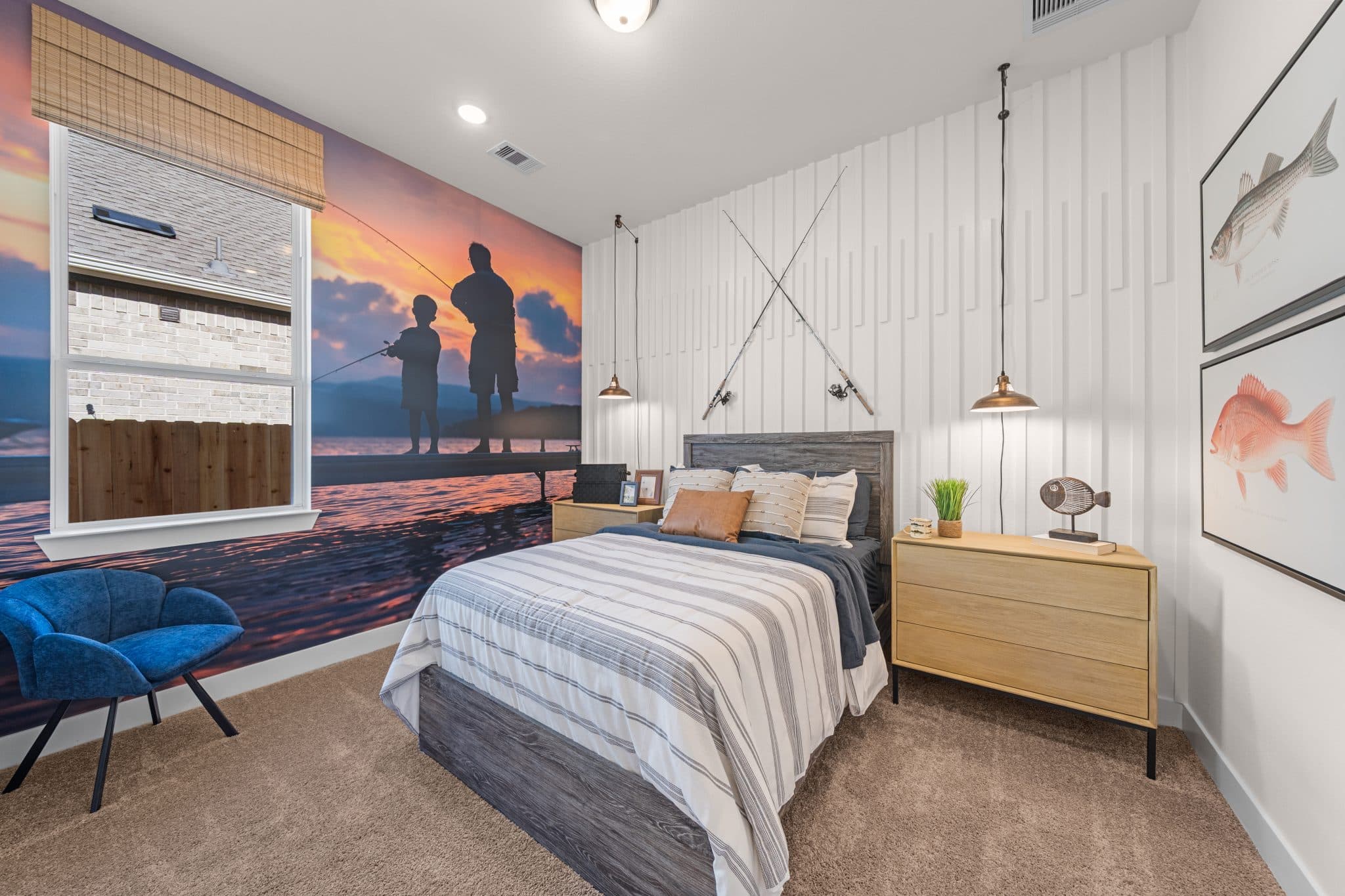 205 Purple Muhly Road Georgetown, TX 78633 - Photo 7 of 23 a bedroom with a bed and a window