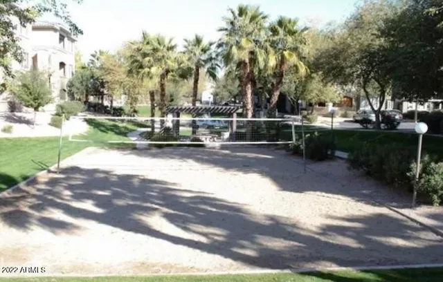 a view of outdoor space with seating area