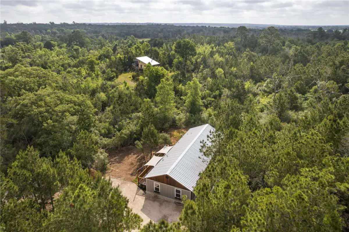 201 Winfield Thicket Road Bastrop, TX 78602 - Photo 36 of 36 an aerial view of a house with a yard