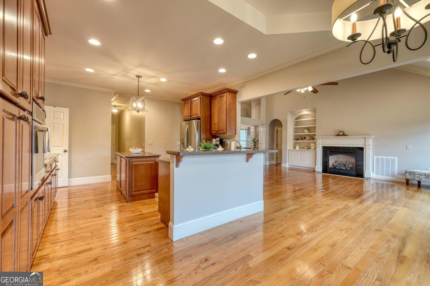 178 Barnwood Road Blairsville, GA 30512 - Photo 25 of 66 a view of a lobby with furniture and a fireplace