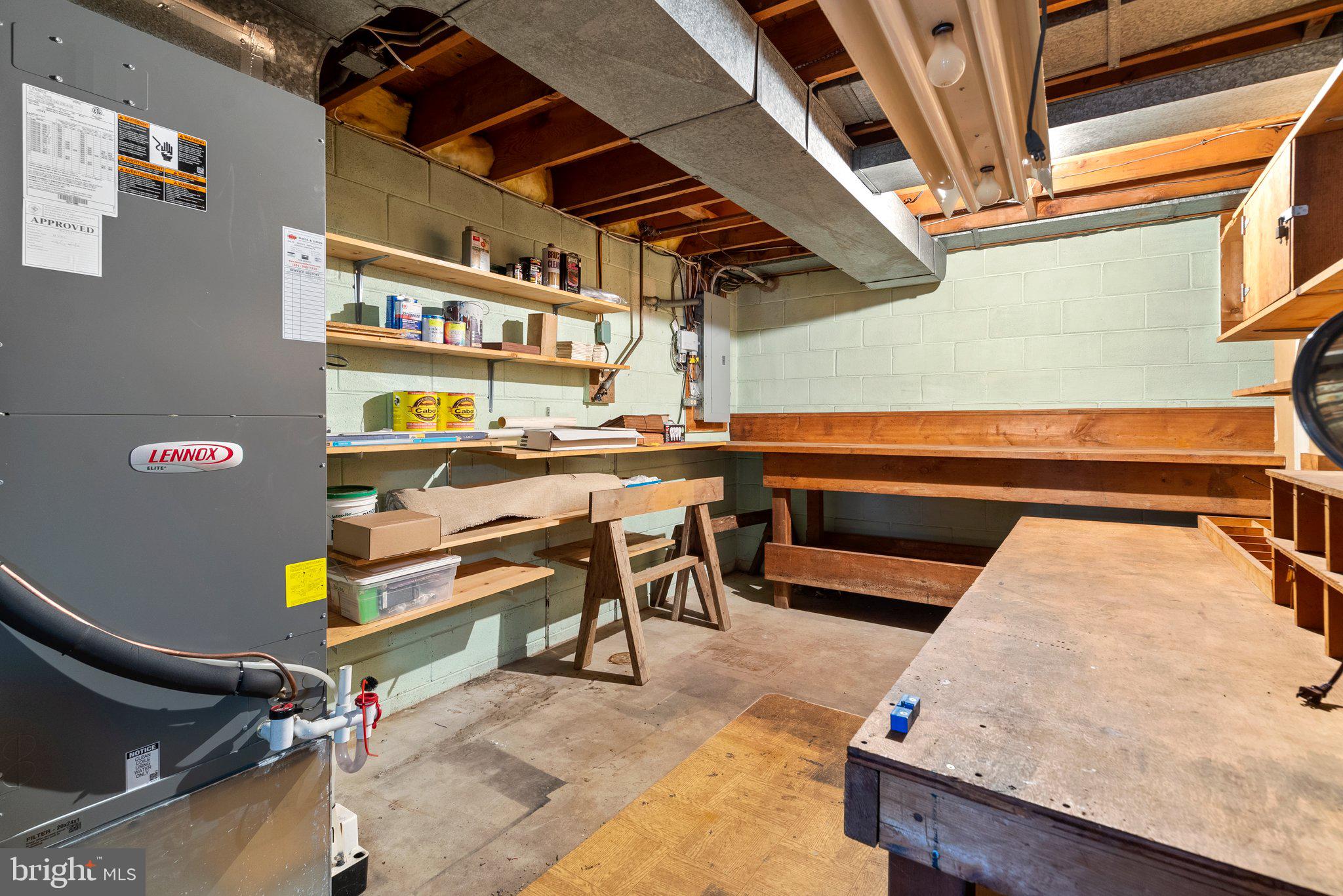 14704 Harold Road Silver Spring, MD 20905 - Photo 32 of 43 Basement Workshop