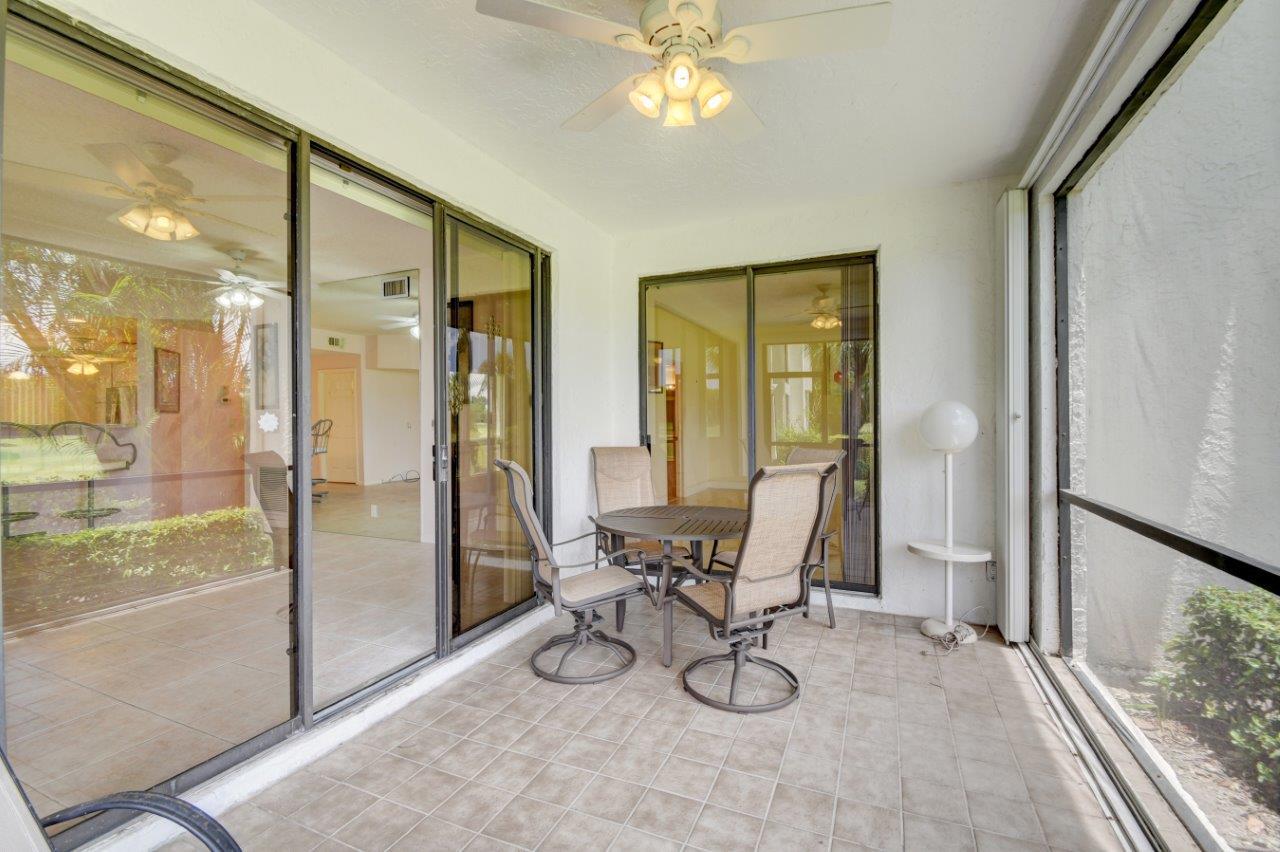 7906 Granada Place, Unit 1203 Boca Raton, FL 33433 - Photo 26 of 38 Screened in Patio
