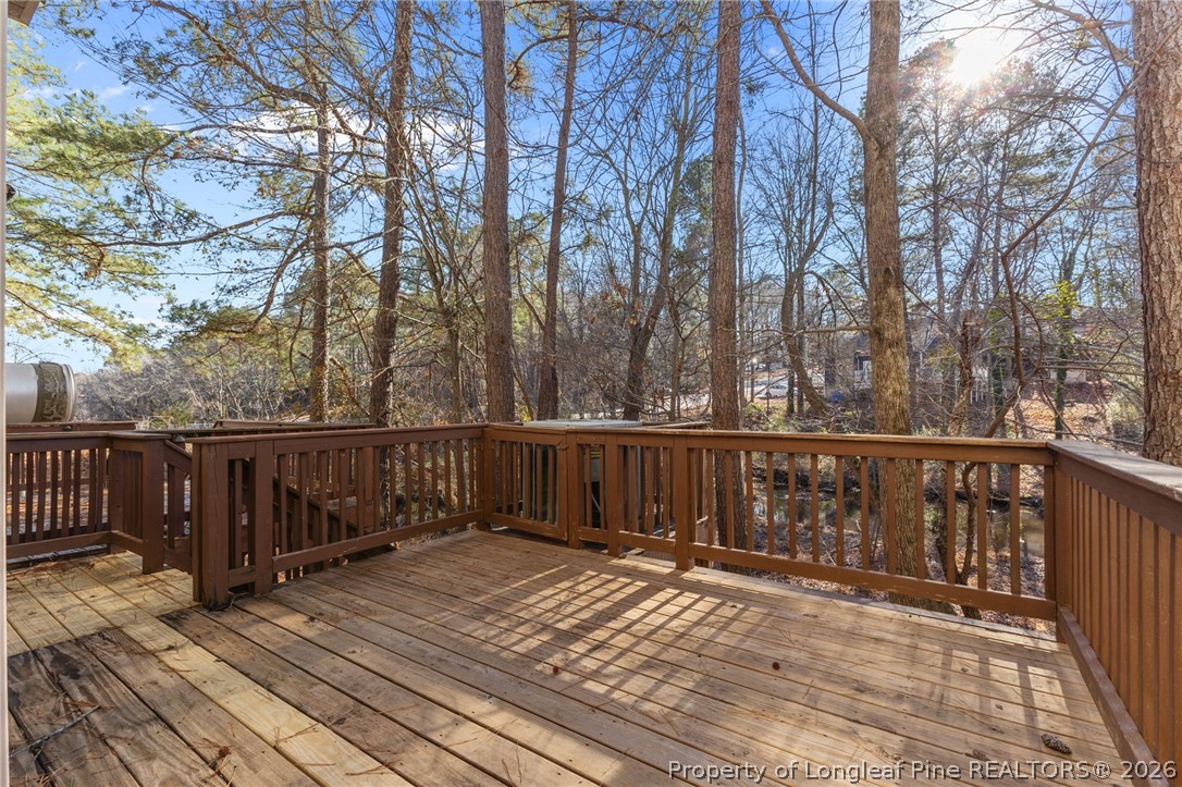 342 Bahama Loop Fayetteville, NC 28314 - Photo 38 of 47 a view of balcony with wooden floor and fence