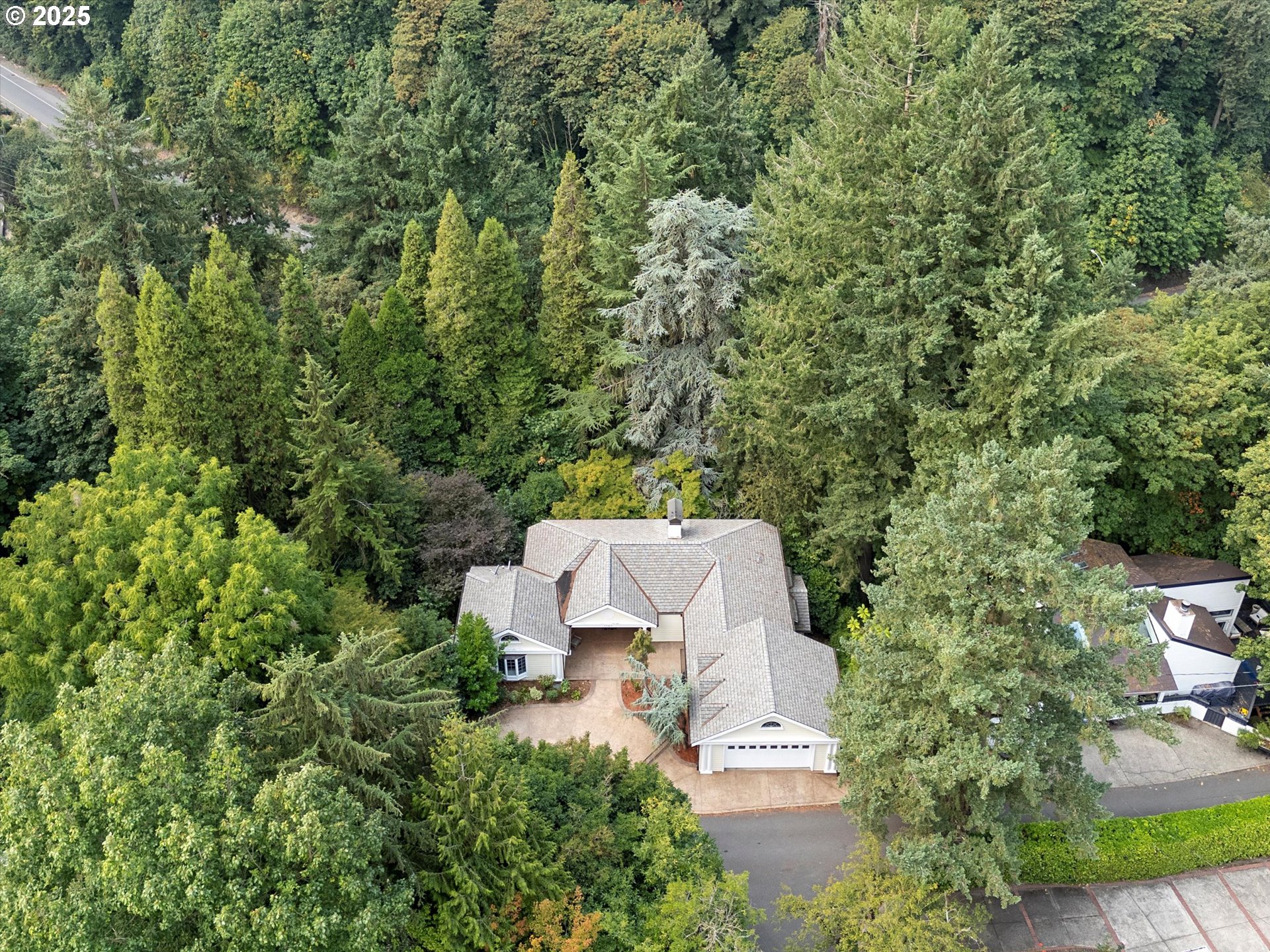 1757 Southwest Prospect Drive Portland, OR 97201 - Photo 45 of 48 an aerial view of a house with yard