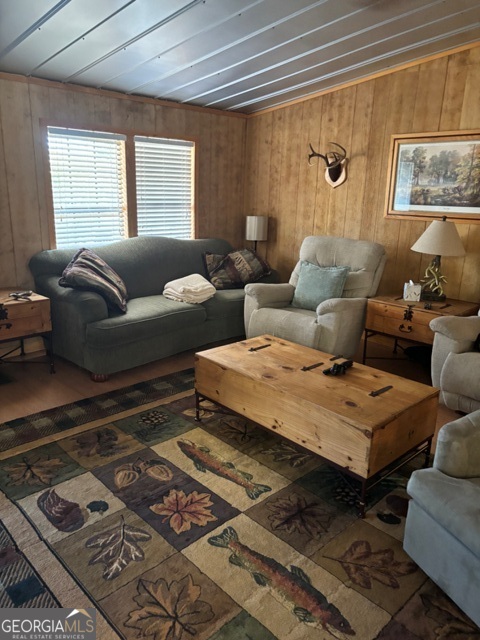 592 Clifford Meeks Road Collins, GA 30421 - Photo 13 of 52 a living room with furniture and a rug