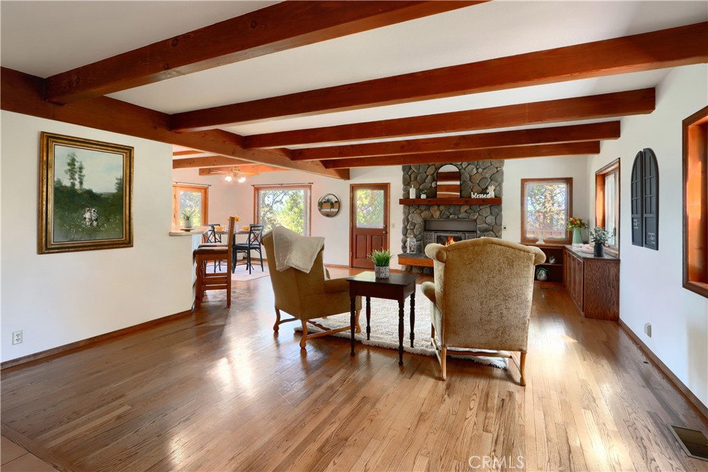 5857 Allred Road Mariposa, CA 95338 - Photo 60 of 62 a dining room with furniture and wooden floor