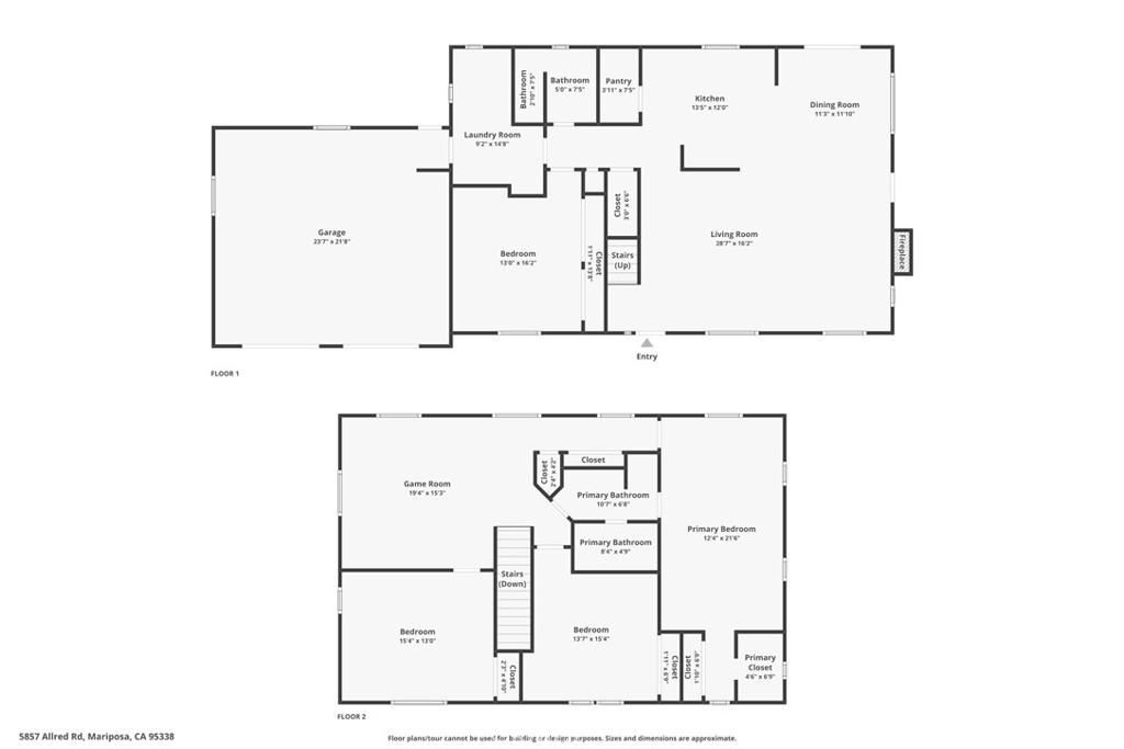 5857 Allred Road Mariposa, CA 95338 - Photo 62 of 62 Floor Plan