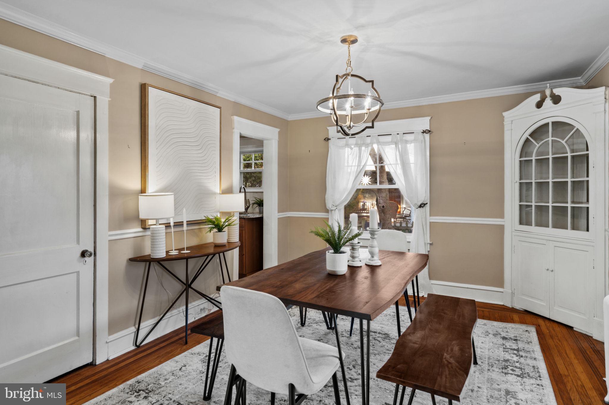 530 East Manoa Road Havertown, PA 19083 - Photo 11 of 32 a view of a dining room with furniture window and wooden floor