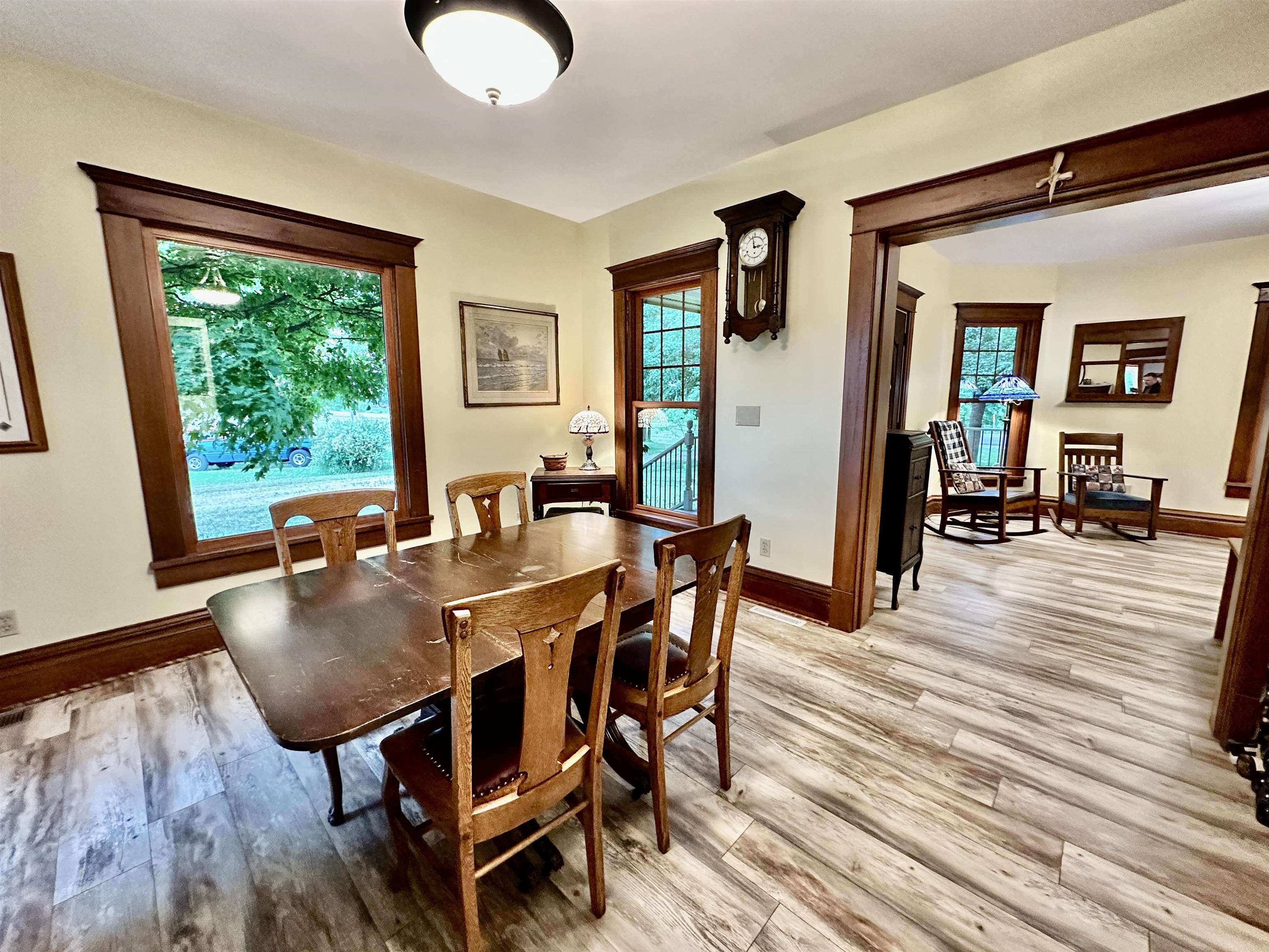 4415 Genoa Road Belvidere, IL 61008 - Photo 10 of 51 a view of a dining room with furniture window and wooden floor