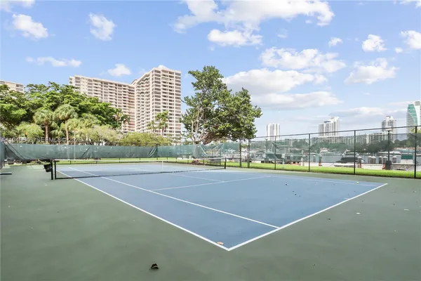 a view of a tennis court