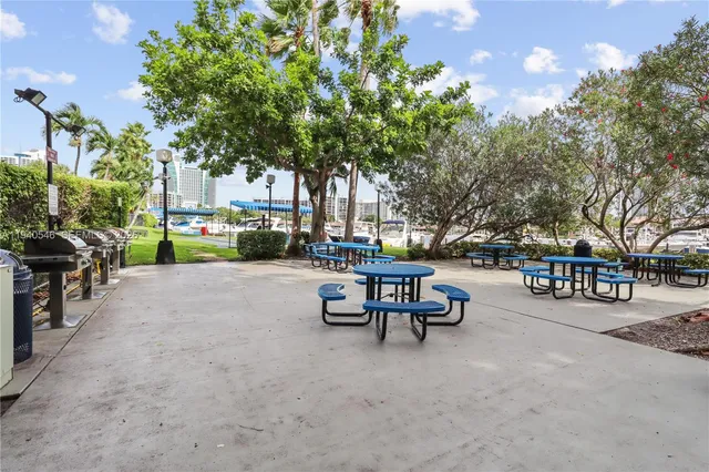 a view of a basketball court