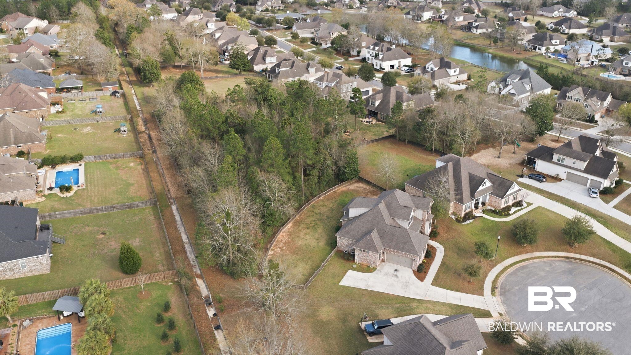 32194 Badger Court Daphne, AL 36527 - Photo 44 of 49 Aerial view of property's location with nearby suburban area