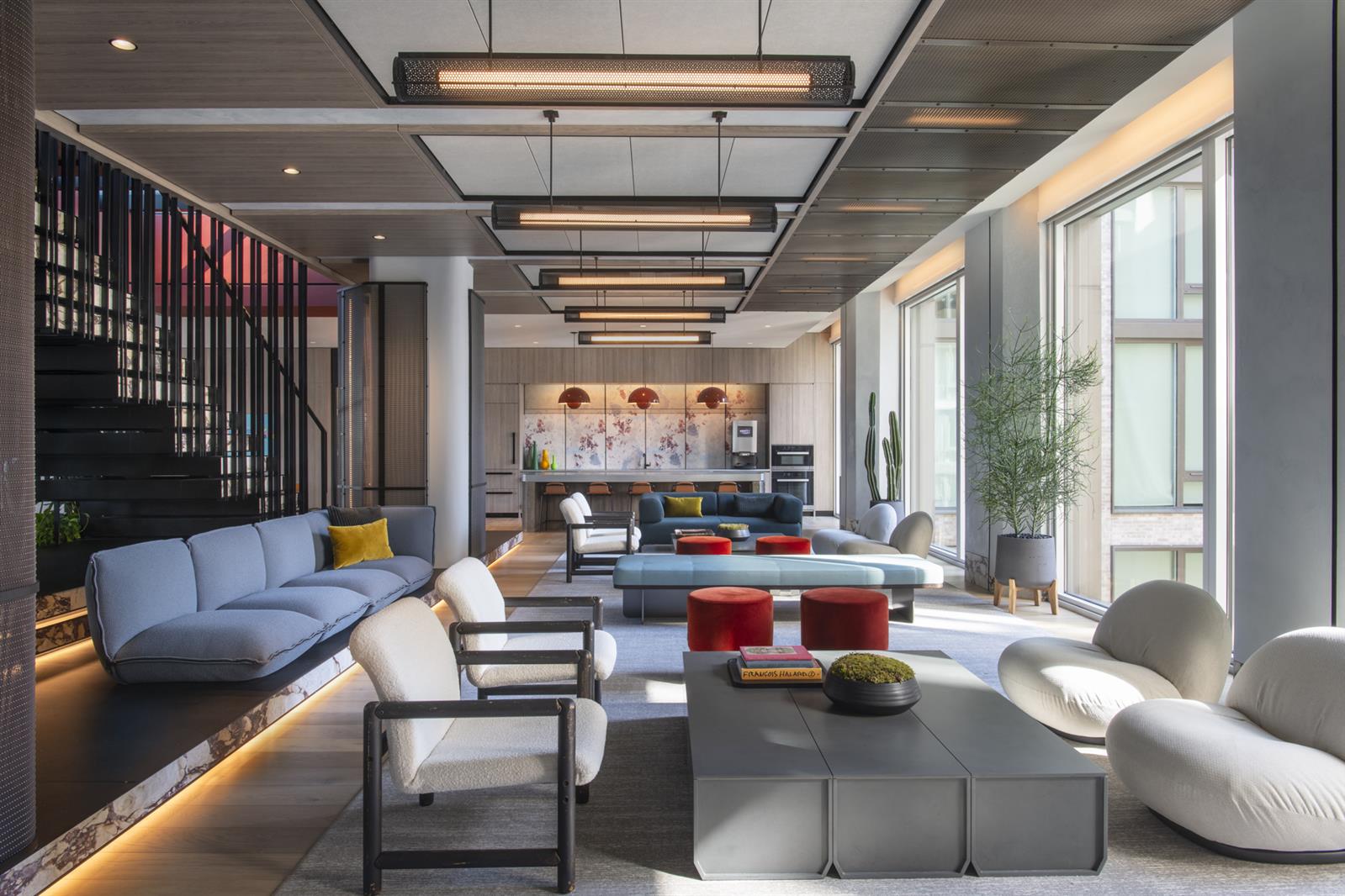55 Suffolk Street, Unit 512 Manhattan, NY 10002 - Photo 15 of 23 a living room with furniture and a large window