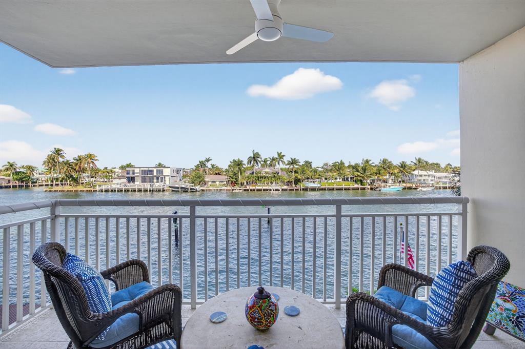 2611 North Riverside Drive, Unit 304 Pompano Beach, FL 33062 - Photo 3 of 61 a view of balcony with furniture