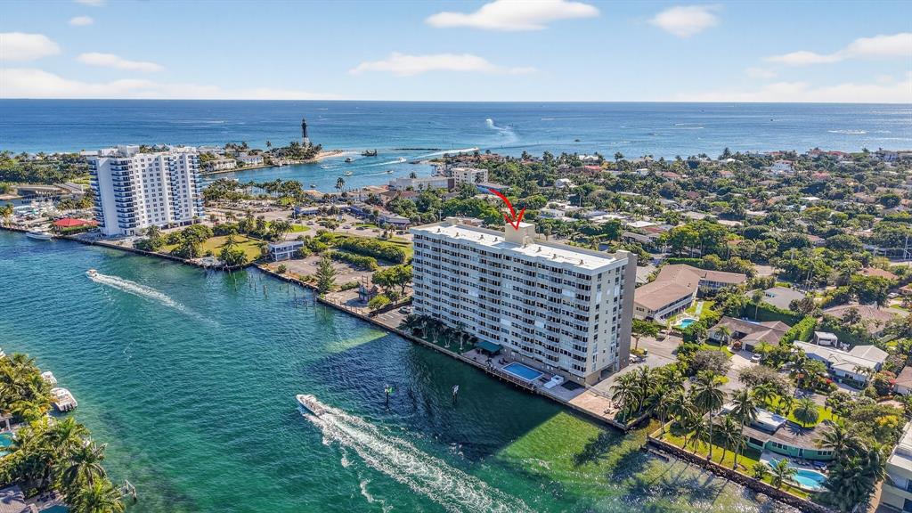 2611 North Riverside Drive, Unit 304 Pompano Beach, FL 33062 - Photo 52 of 61 a view of a city with tall buildings