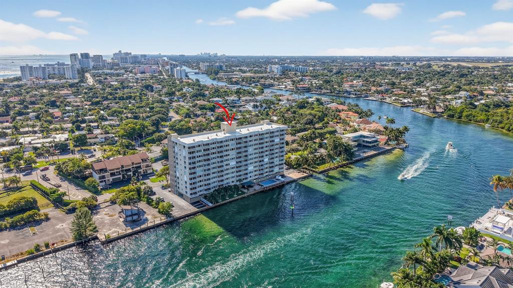 2611 North Riverside Drive, Unit 304 Pompano Beach, FL 33062 - Photo 54 of 61 an aerial view of multiple house