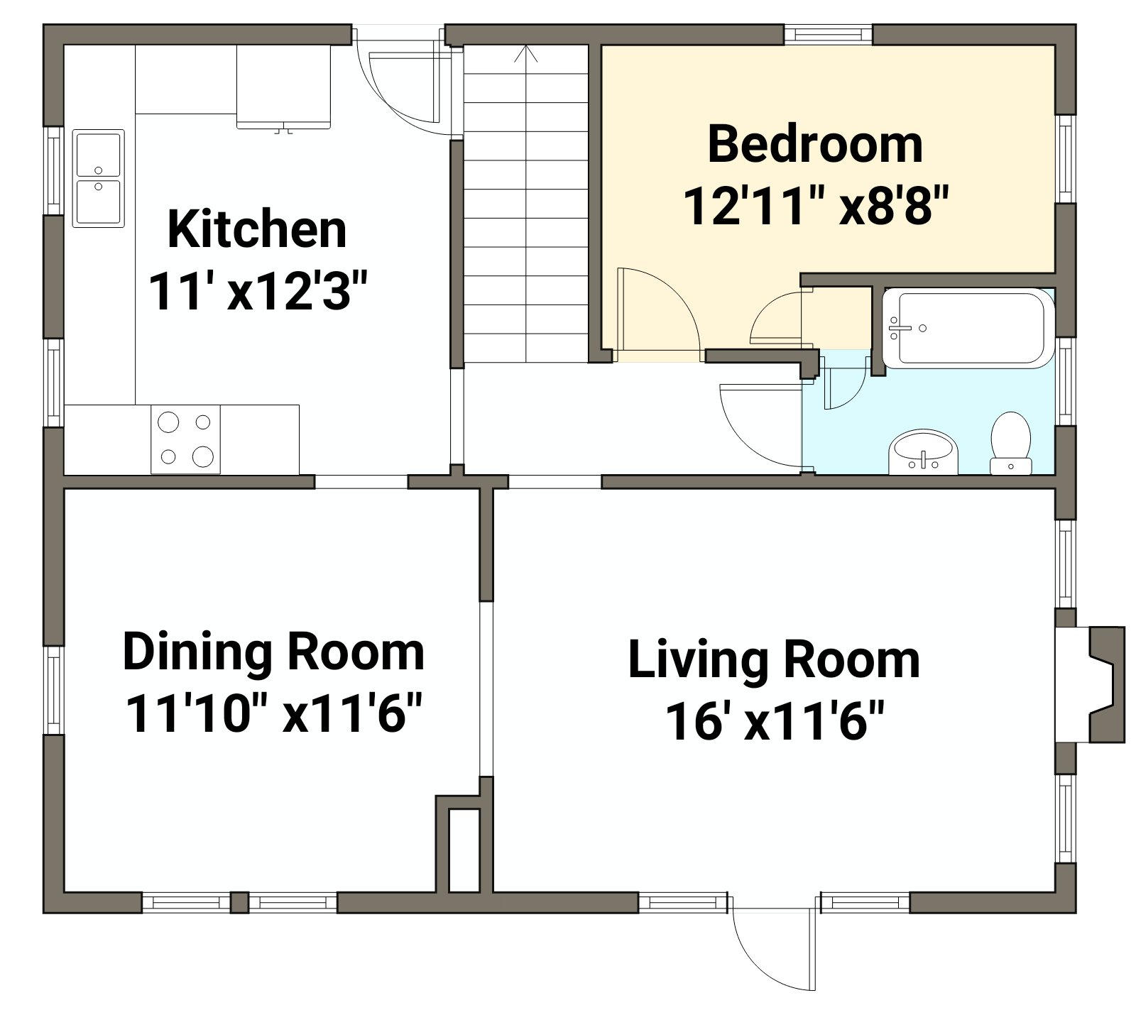 2517 Tillett Road Southwest Roanoke, VA 24015 - Photo 25 of 28 First Floor