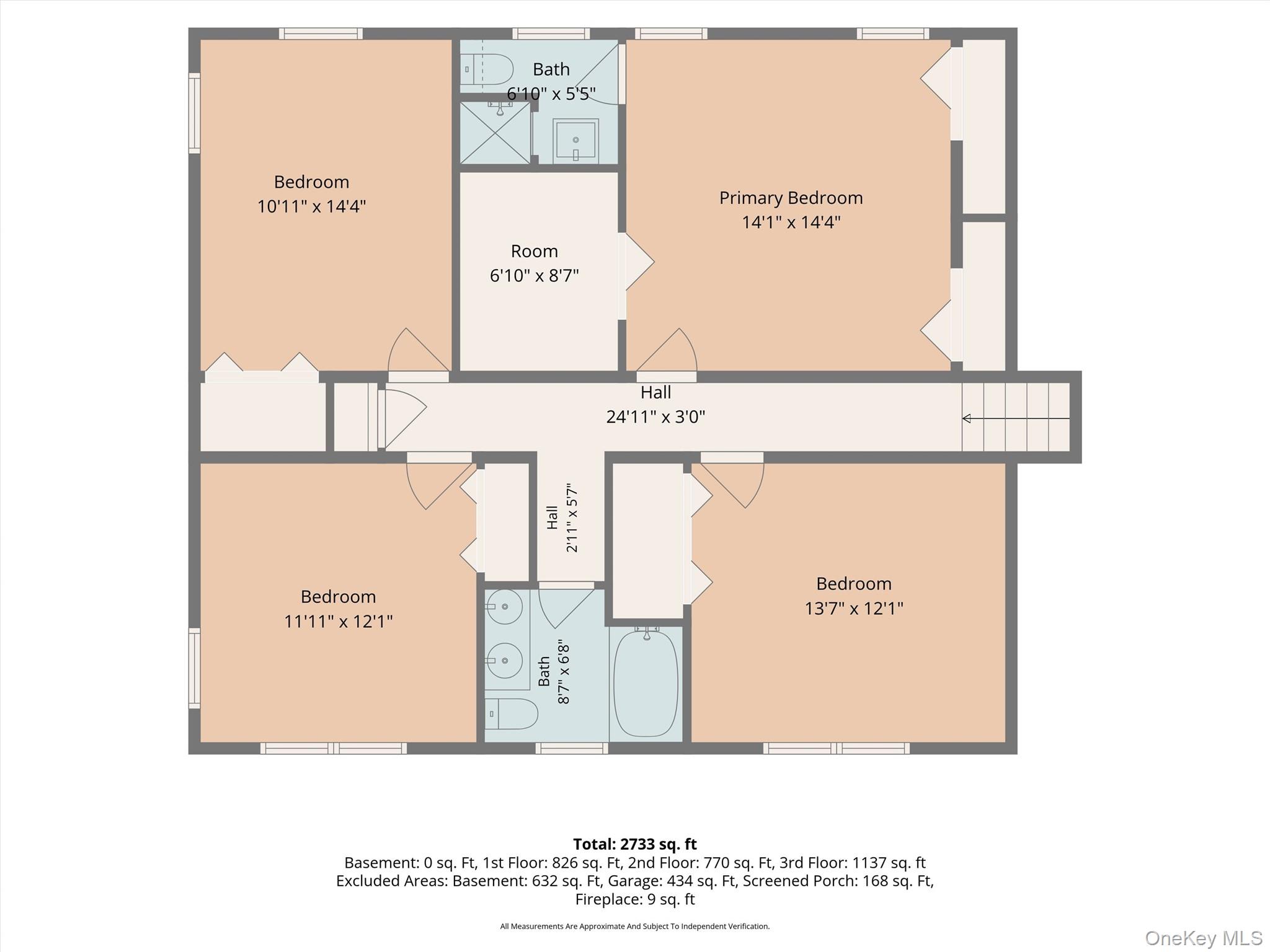 75 Pleasant Ridge Drive Poughkeepsie, NY 12603 - Photo 46 of 47 Floorplan - level 3
