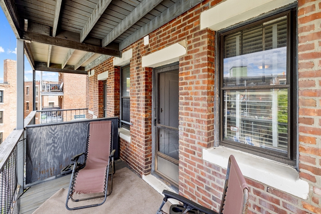 120 Sutherland Road, Unit 7 Boston, MA 02135 - Photo 20 of 25 a view of outdoor space with seating space