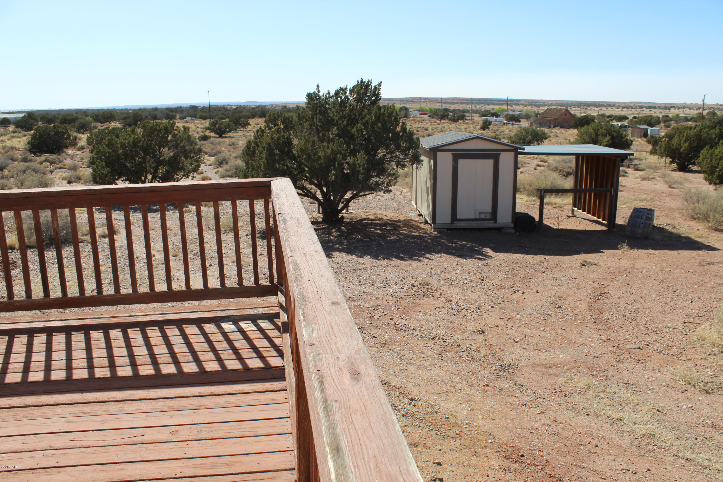 4714 Valley Road Snowflake, AZ 85937 - Photo 20 of 27 a view of a wooden street from a balcony