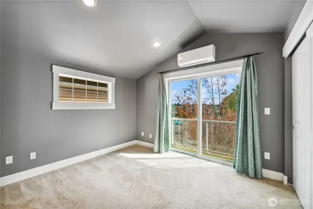 a view of a livingroom with an empty space