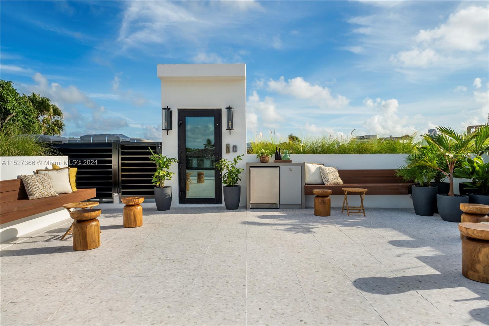 2000 North Bay Road Miami Beach, FL 33140 - Photo 54 of 62 a view of backyard with seating space