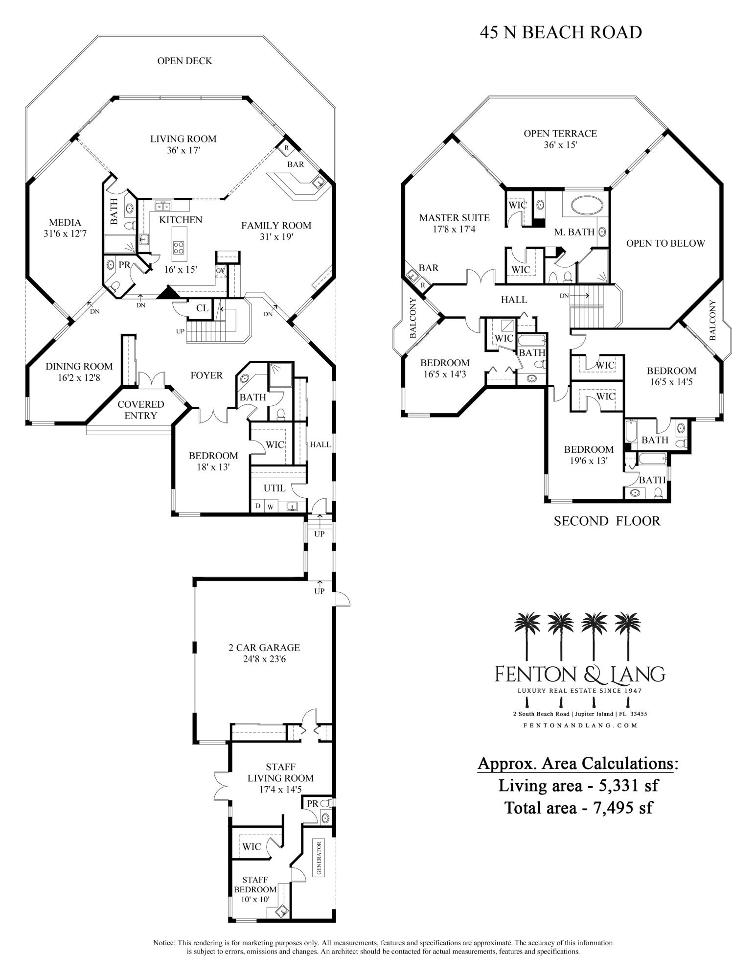 45 North Beach Road Hobe Sound, FL 33455 - Photo 38 of 38 floorplan45 N BEACH ROAD (002)
