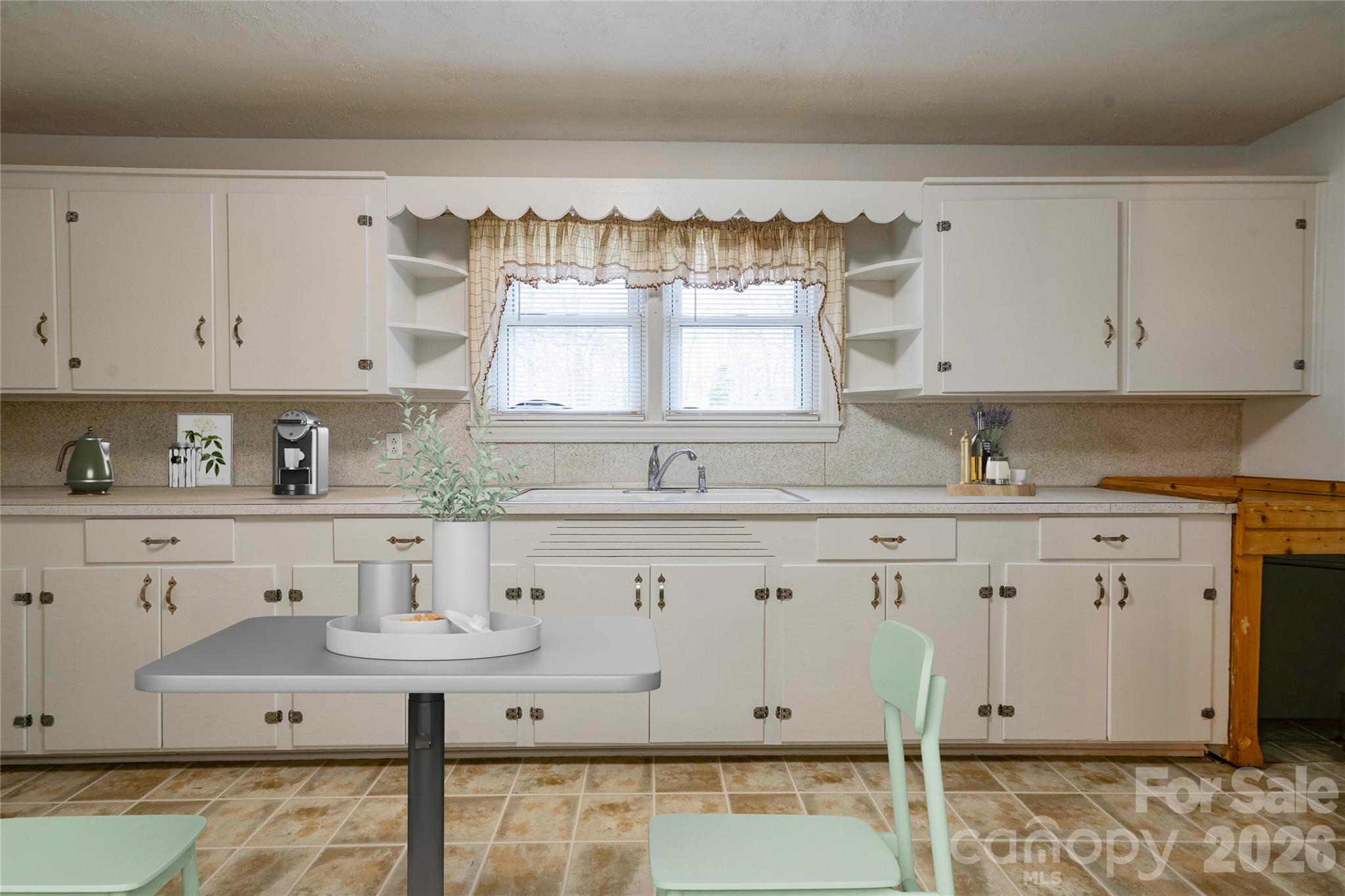 714 Linwood Road Kings Mountain, NC 28086 - Photo 6 of 26 a kitchen with granite countertop white cabinets and sink