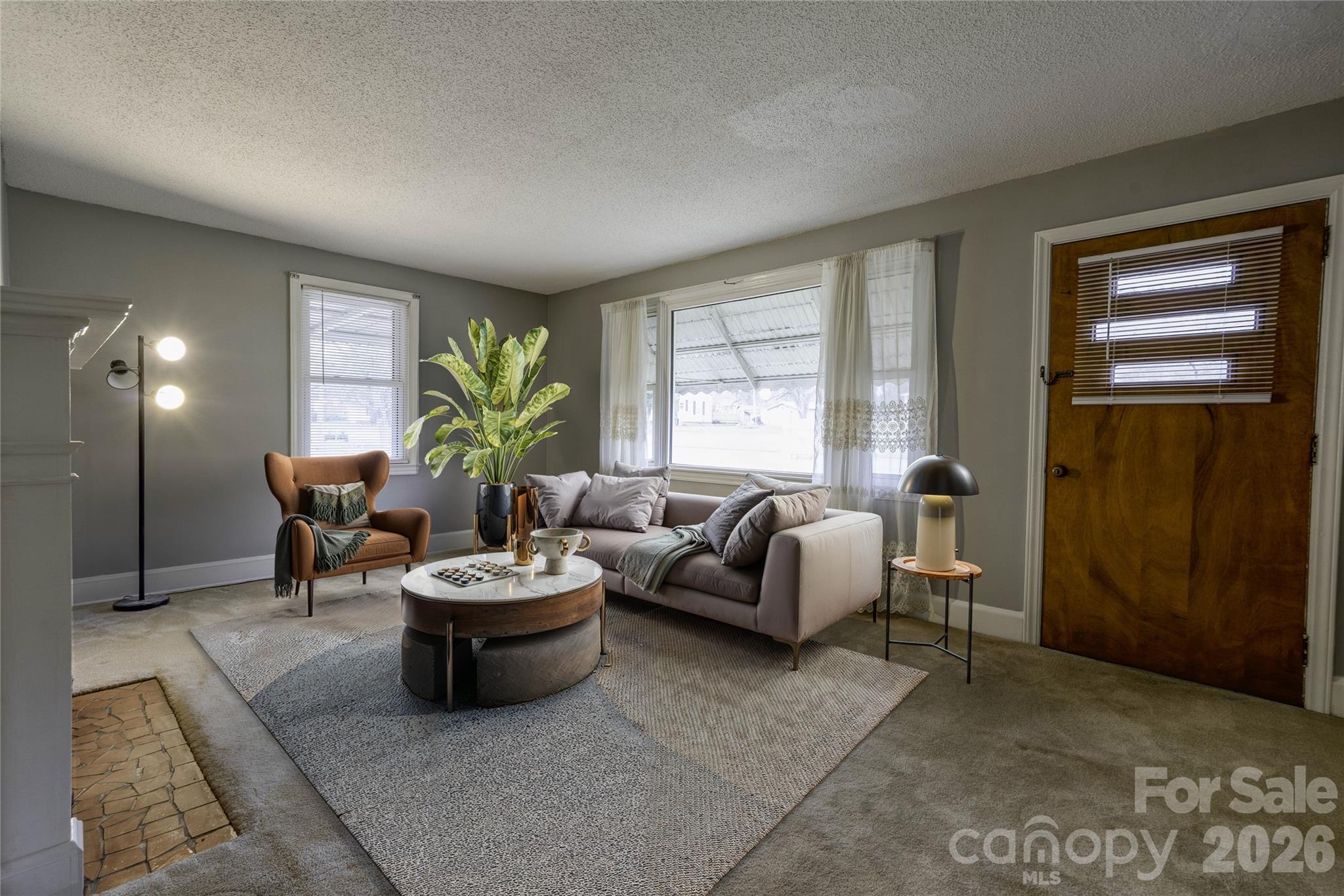 714 Linwood Road Kings Mountain, NC 28086 - Photo 8 of 26 a living room with furniture and a large window