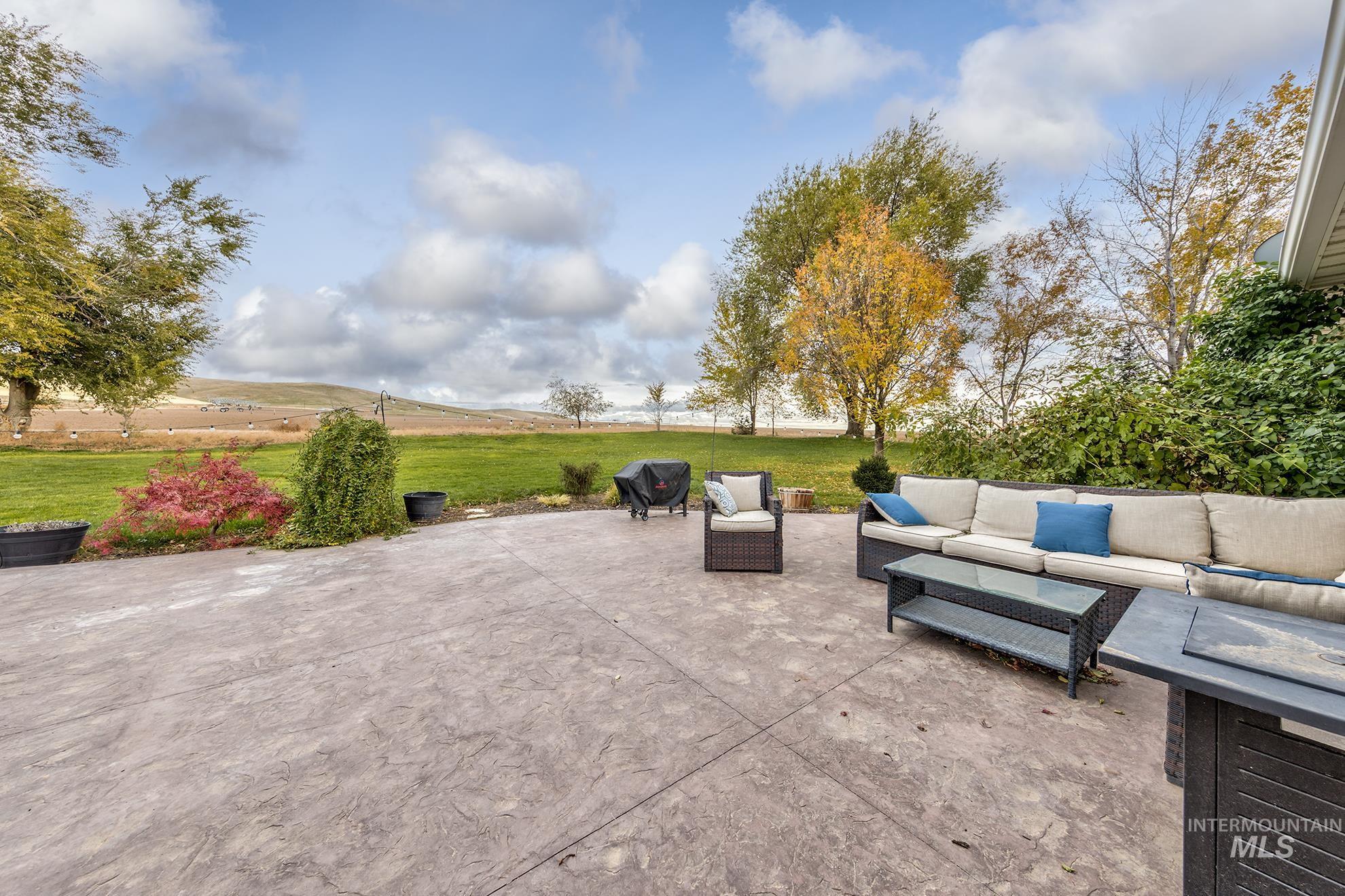 890 Jenkins Creek Road Weiser, ID 83672 - Photo 39 of 45 View of patio featuring an outdoor hangout area
