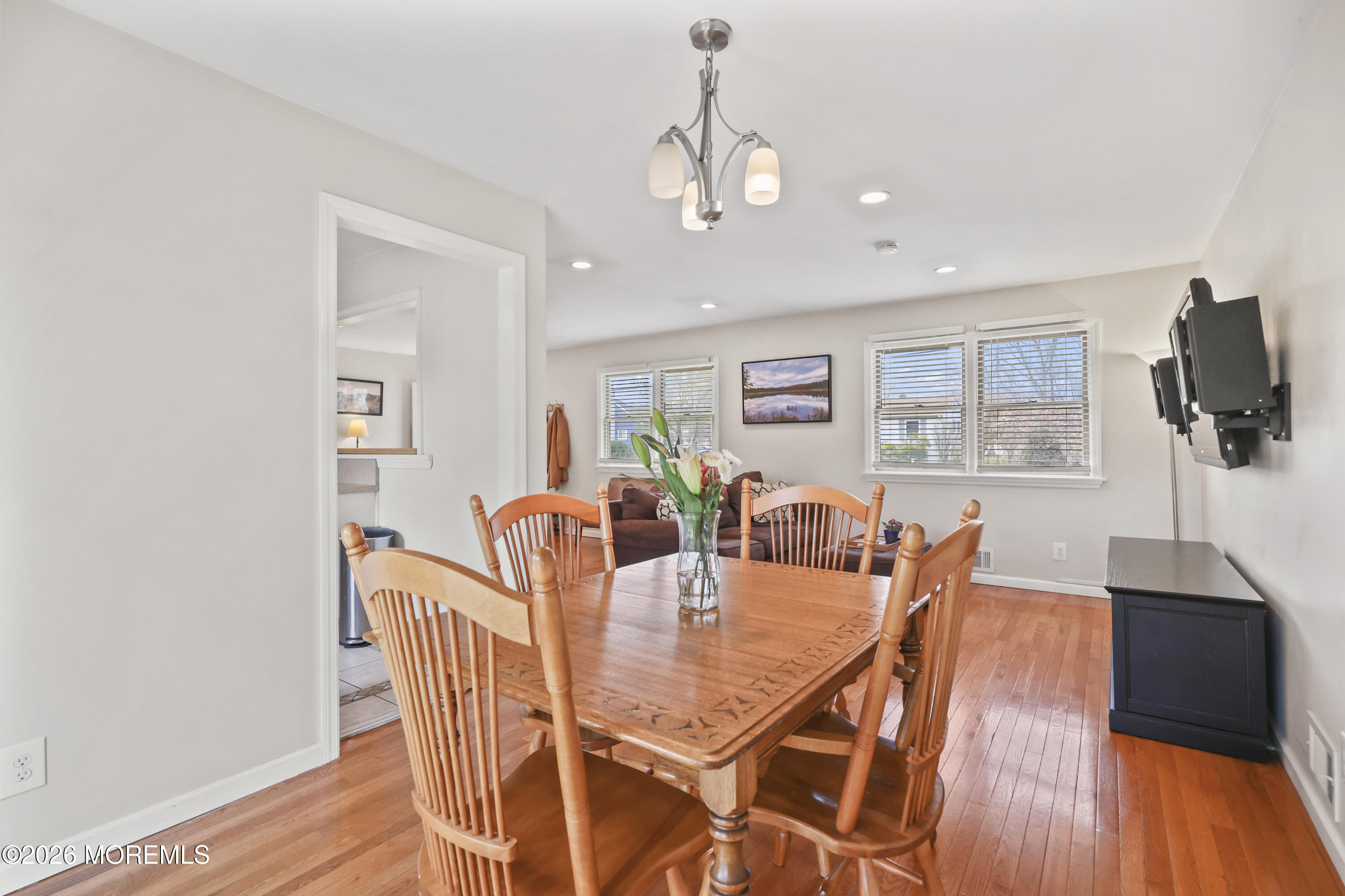 9 Maple Lane Howell, NJ 07731 - Photo 13 of 32 a view of a dining room with furniture and wooden floor