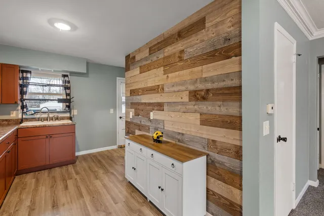 a room with storage and utility