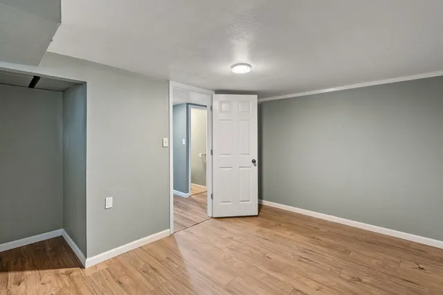 a view of an empty room