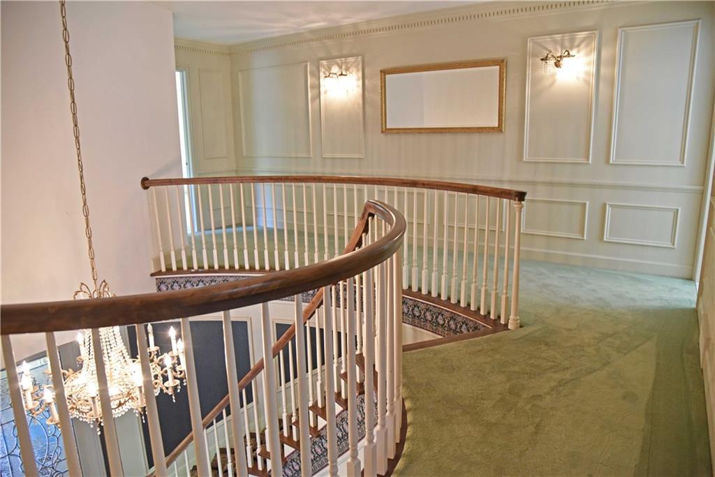 320 McCullough Road Sharpsville, PA 16150 - Photo 15 of 25 second floor hall leading to 3 bedrooms and 2 baths