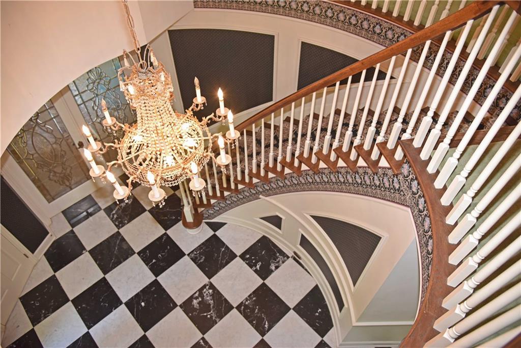 320 McCullough Road Sharpsville, PA 16150 - Photo 6 of 25 this a view of the foyer from the second floor
