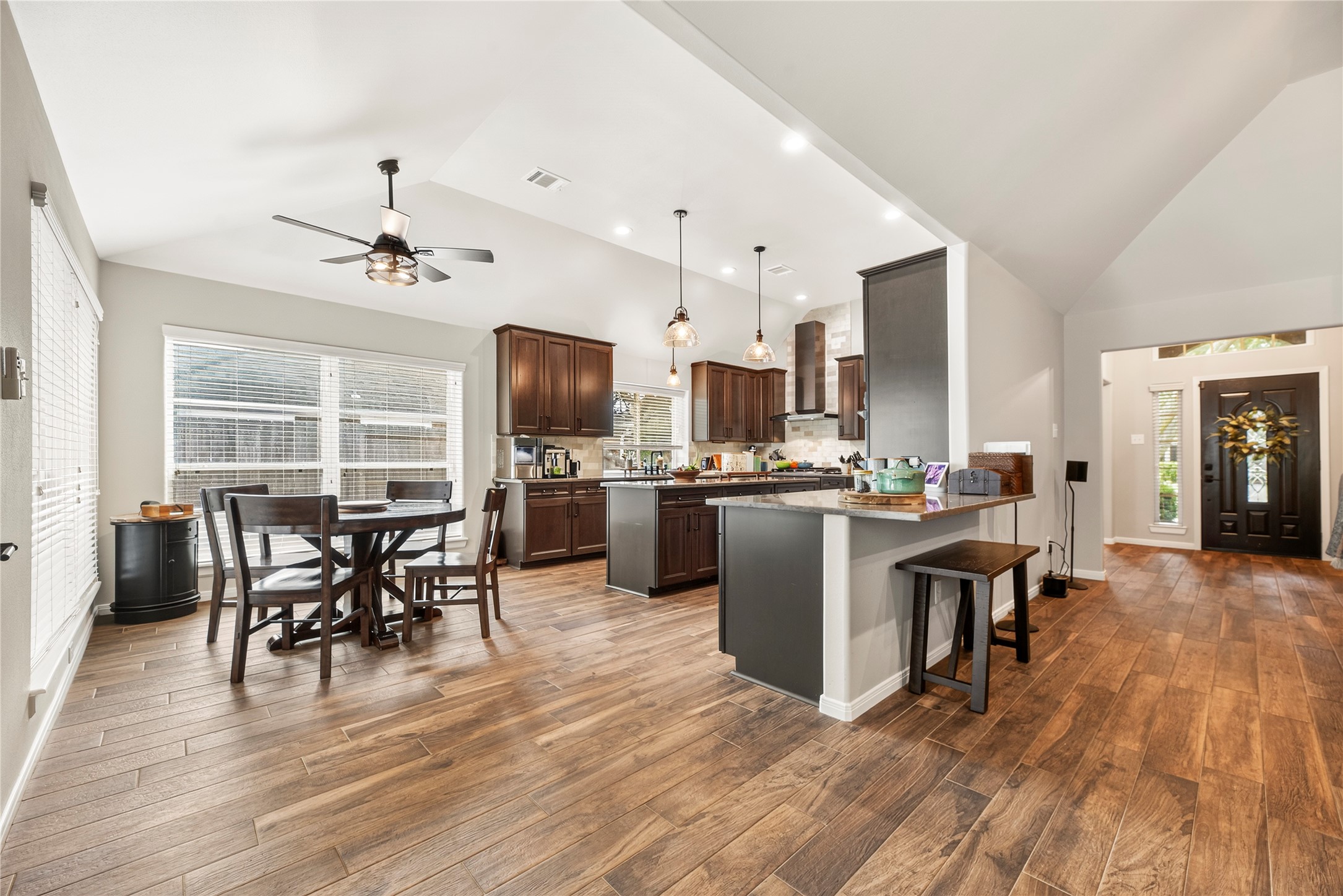 16222 Rainbow Lake Road Houston, TX 77095 - Photo 9 of 34 View of the kitchen from the family room.