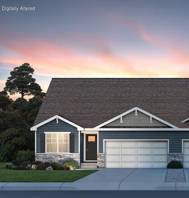 802 Concord Circle, Unit B Burlington, WI 53105 - Photo 1 of 16 Taylor exterior rendering one side of du