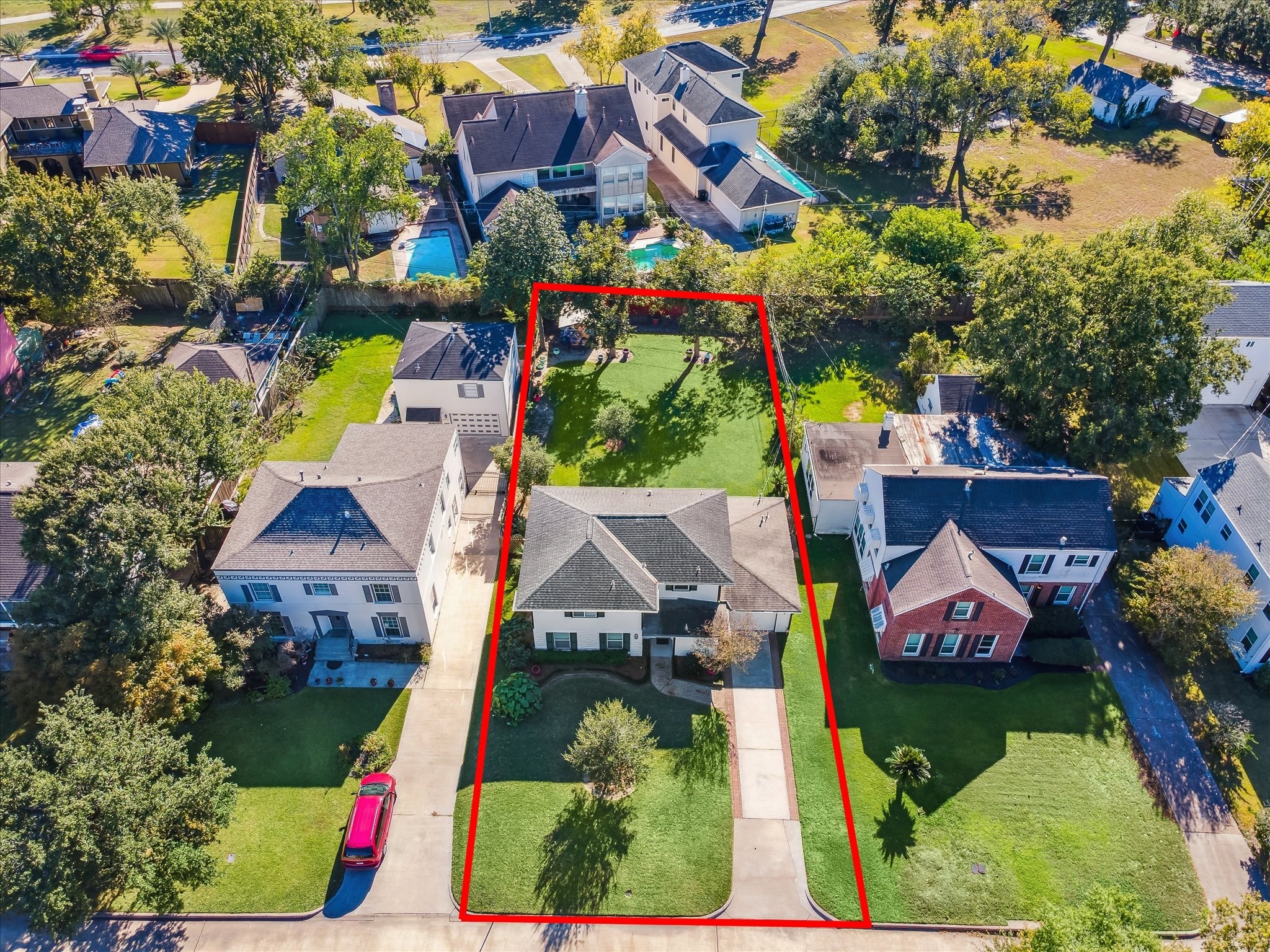 4388 Fiesta Lane Houston, TX 77004 - Photo 24 of 24 an aerial view of houses with yard