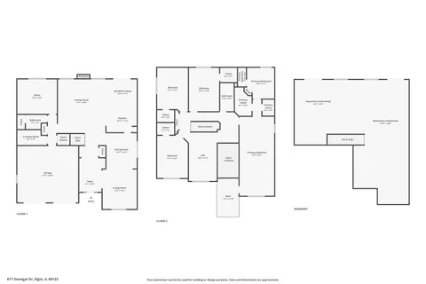 $539,000 | 617 Donegal Drive, Elgin, IL 60124