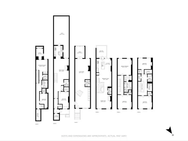 a front view of a building